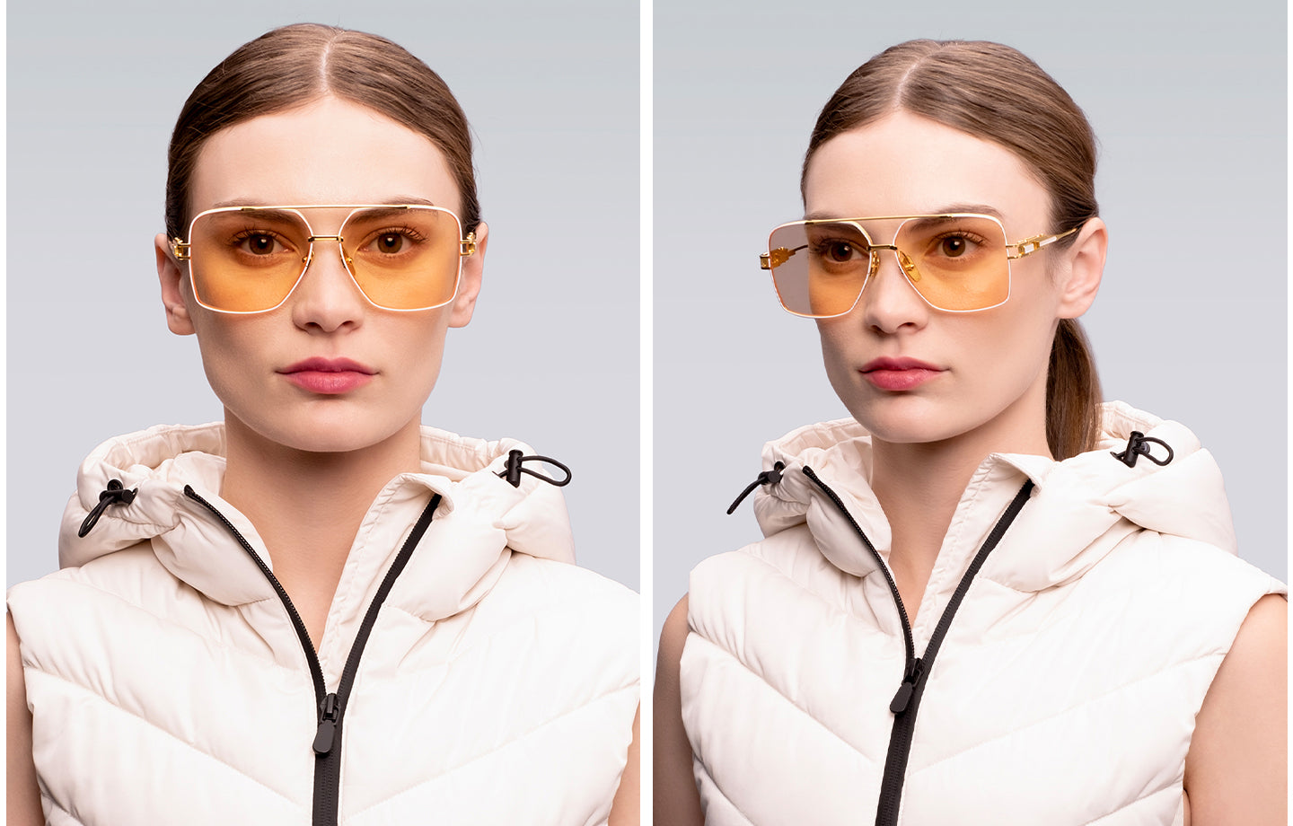 DITA - GRAND-EMPERIK - MATTE WHITE/YELLOW GOLD