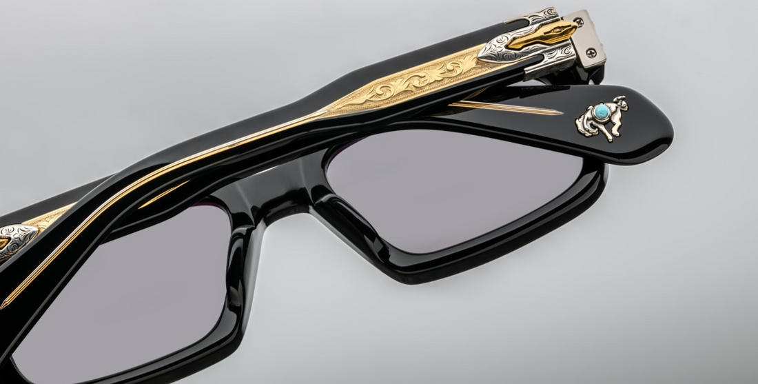 Jacques Marie Mage | Belvedere | Noir Black | W!NK Optometrists | Melbourne | Australia 'The Last Frontier V' Collection'
