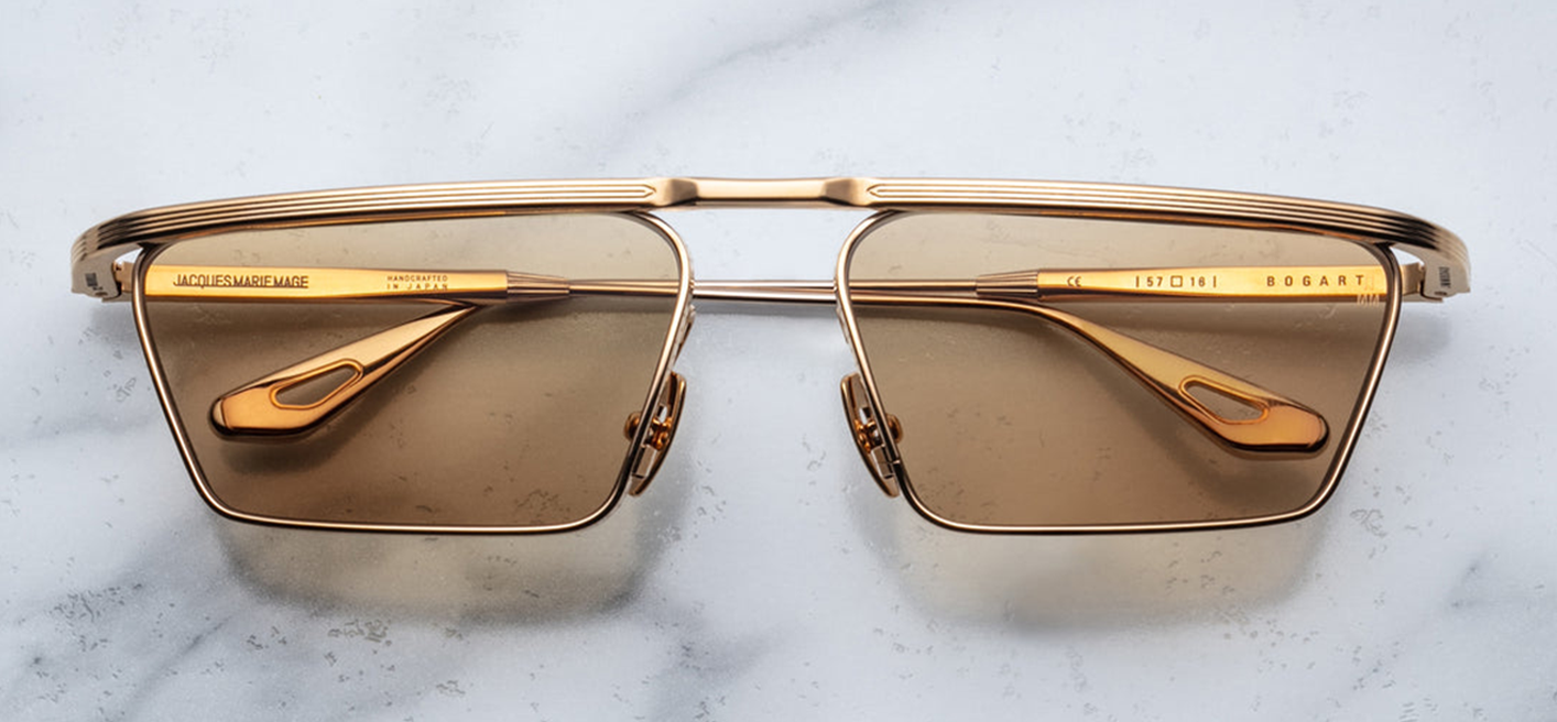 Jacques Marie Mage | Bogart | Gold Sepia | W!NK Optometrists | Melbourne | Australia