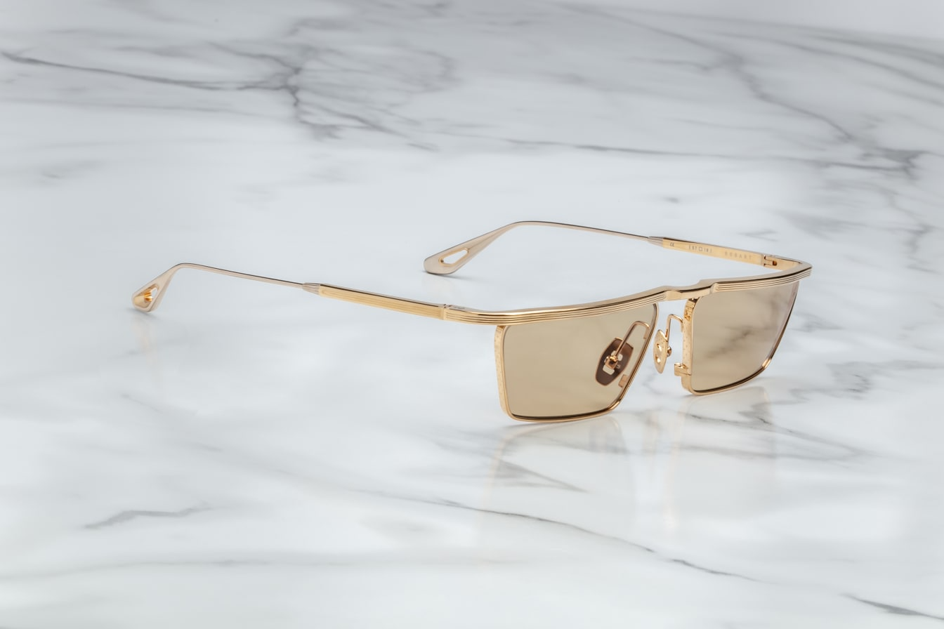 Jacques Marie Mage | Bogart | Gold Sepia | W!NK Optometrists | Melbourne | Australia