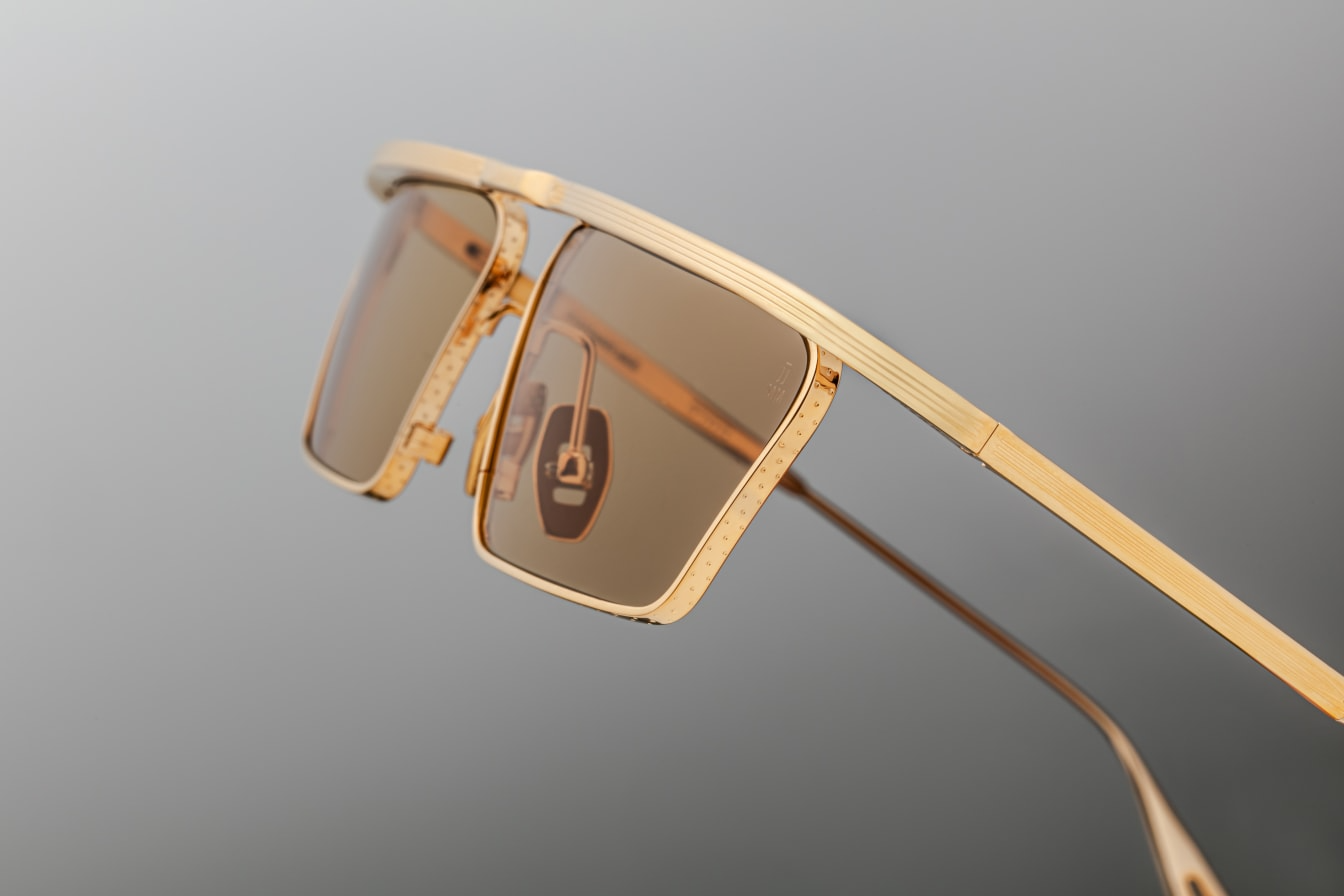 Jacques Marie Mage | Bogart | Gold Sepia | W!NK Optometrists | Melbourne | Australia