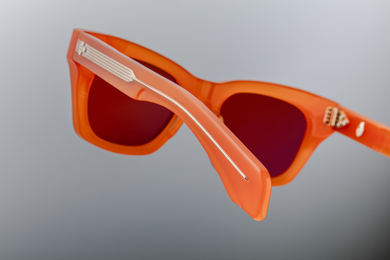 Orange cellulose acetate