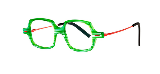 THEO - FROE - GREEN/FLURO RED