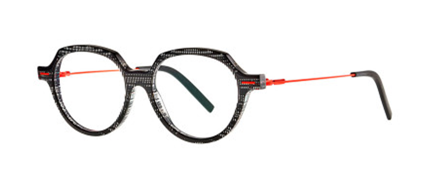 THEO Kids | Bro | C28 Black/ Transparent / Fluro red