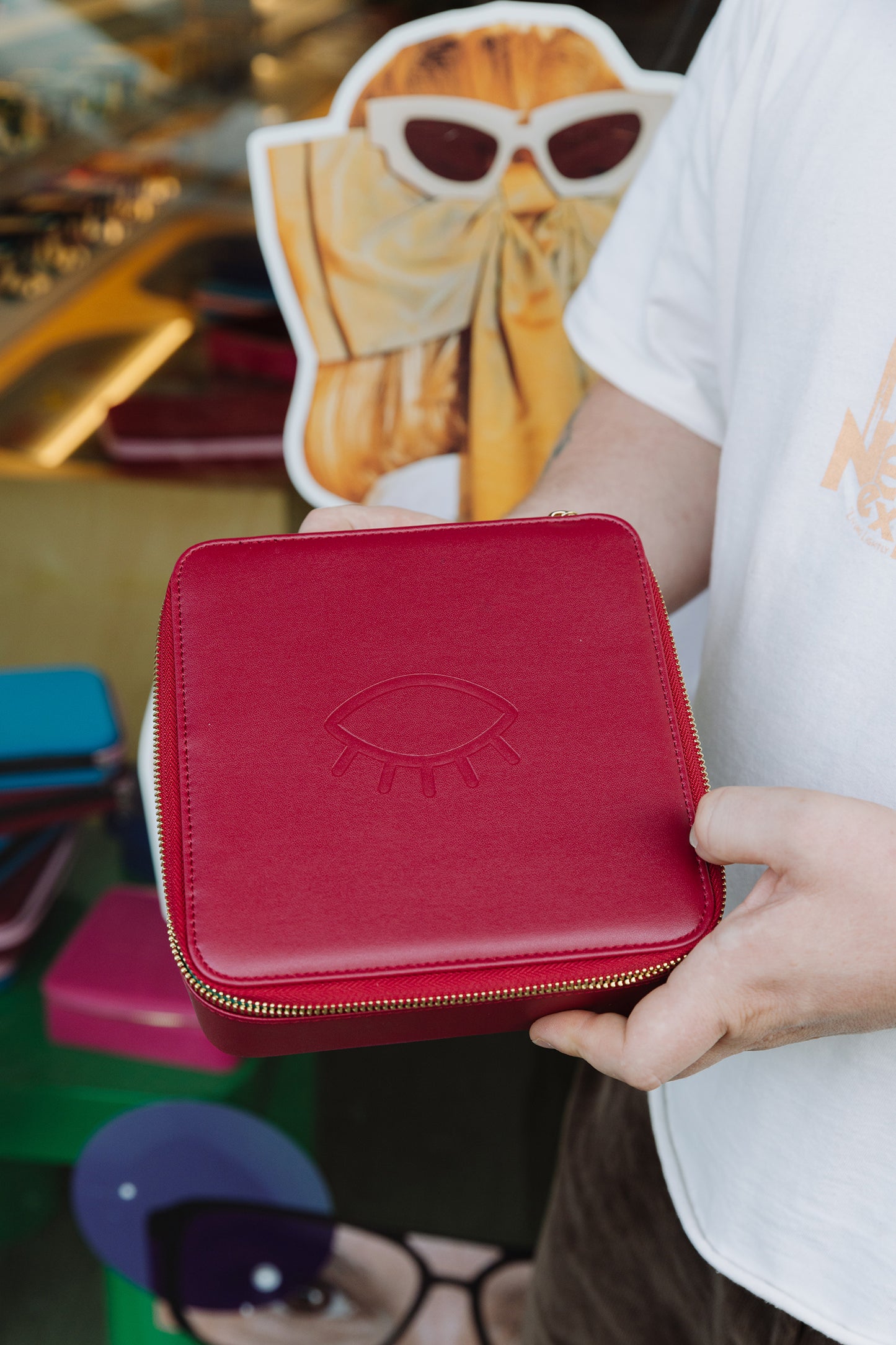 Wink Travel Case | 3 set | Burgundy:Green