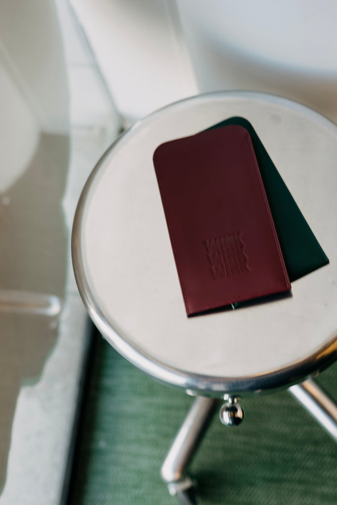 WINK leather slip case - Australian made
