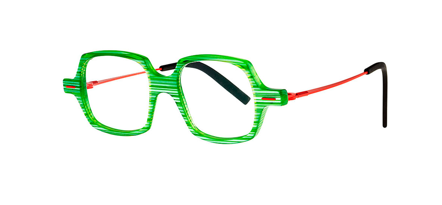 THEO - FROE - GREEN/FLURO RED