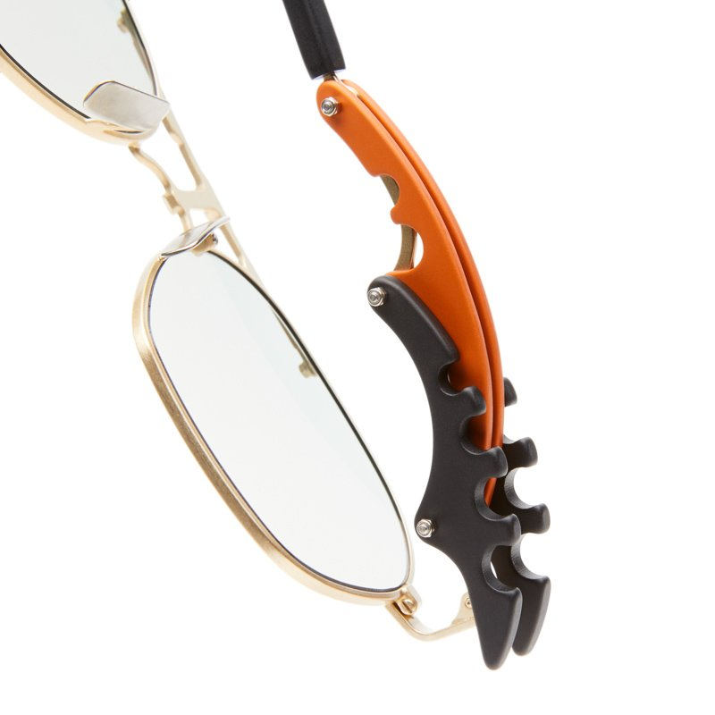 INNERAUM | 024 | Gold Matt + Orange + Black Matt | W!NK Optometrists
Collaboration with Kuboraum
Object Eyewear 024