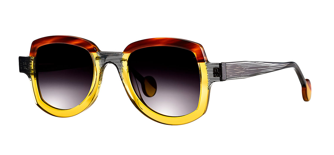 THEO - SUPREMATISME - TRANSPARENT MUSTARD/COGNAC & CIGARS 3