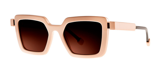 THEO PEDAL 011 IVORY by  Theo Eyewear belongs to the family 'Gears' Acetate Made in Belgium. Theo loves you